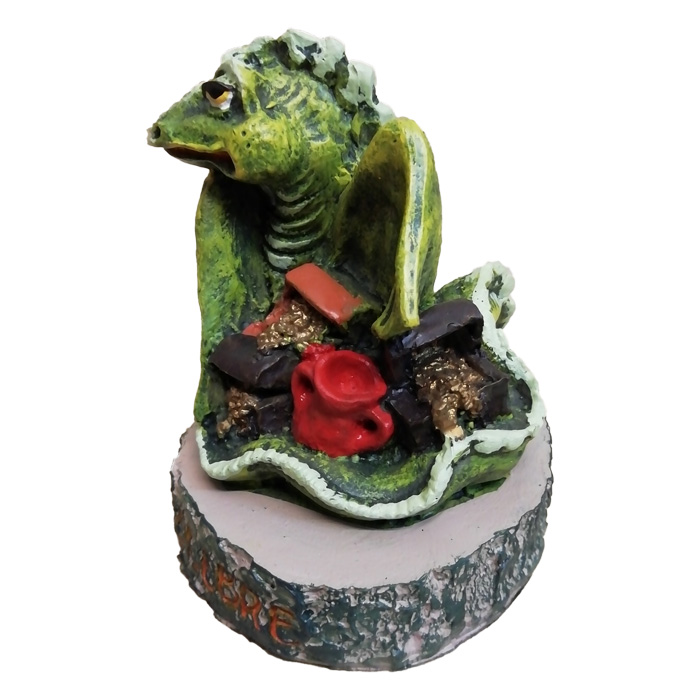 imagen figura cuélebre cerámica